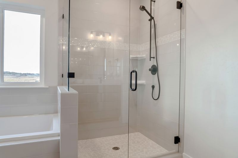 Wide Glass Shower Enclosure